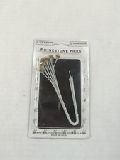 Rhinestone Silver Wedding Flower Floral Arrangement Bouquet Centerpiece Pick Pin