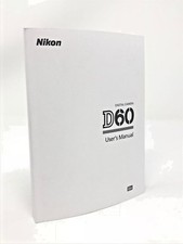 Nikon D60 Instruction Owners Manual D60 Book NEW