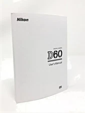 Nikon D60 Instruction Owners Manual D60 Book NEW