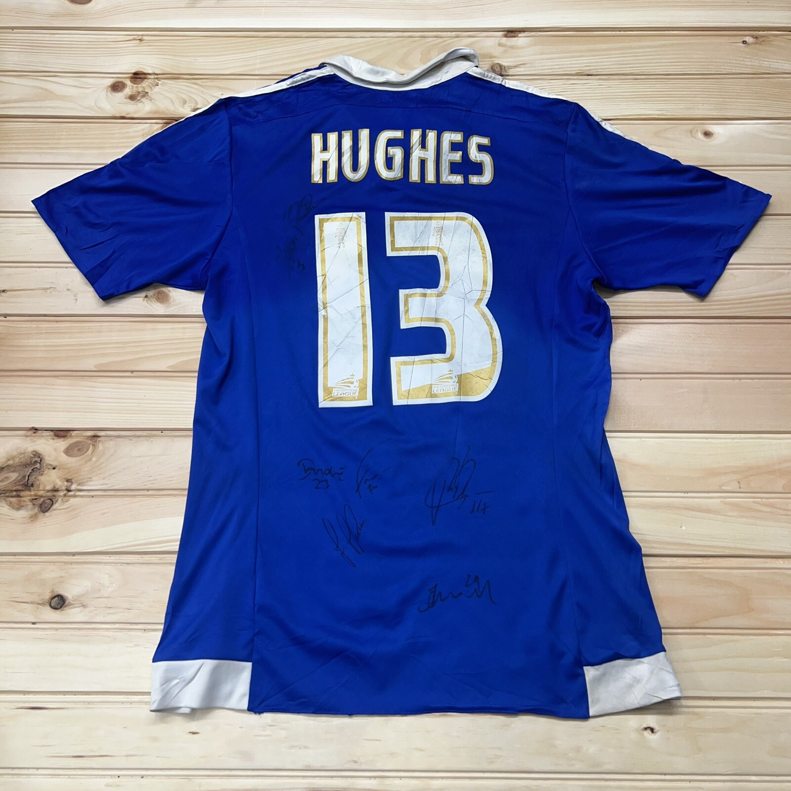 Ipswich Town 2015 Autographed Football Soccer Jersey Kit Adidas Size Medium #13
