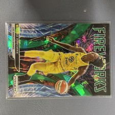 2022 Panini Prizm WNBA Fireworks Nneka Ogwumike Green Ice
