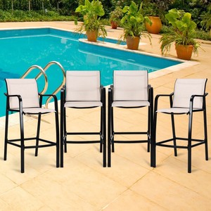 bar height patio chairs set of 4