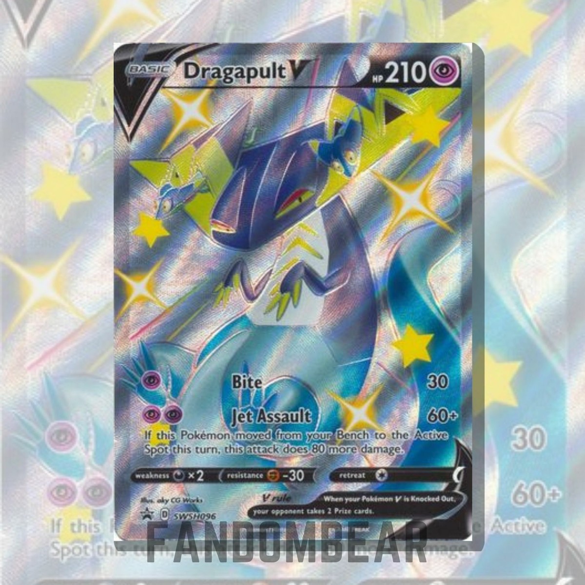 SHINY Dragapult V FULL ART Black Star Promo card SWSH096 2021 Pokemon TCG | eBay SHINY Dragapult V FULL ART Black Star Promo card SWSH096 2021 Pokemon TCG | eBay