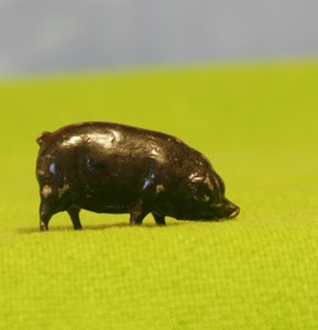 black pig toy