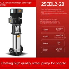 Vertical Multistage Centrifugal Pump 304 Stainless Steel Pipeline Pump