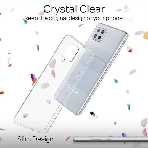 CLEAR Case For Samsung A12 Silicone Gel Protective Phone Cover+Screen Protector - Picture 5 of 7