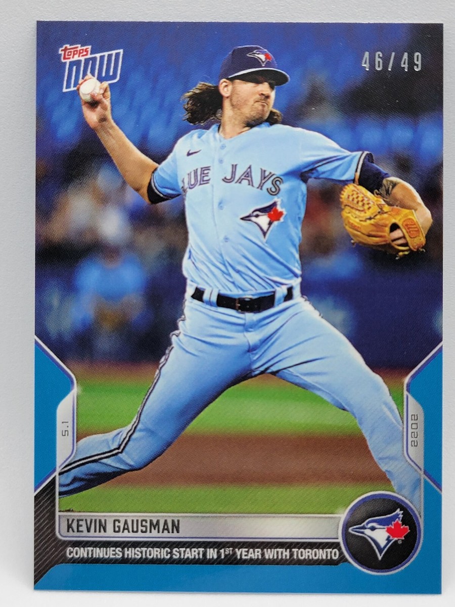 2022 Topps Now Blue Parallel #113 Kevin Gausman Blue Jays /49 | eBay