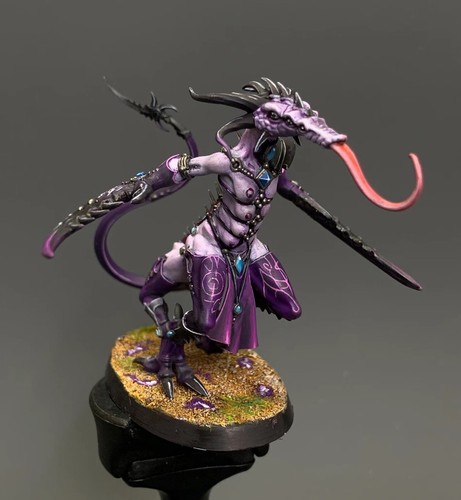 DAEMONS OF SLAANESH DEMONI Warhammer Age of Sigmar esercito giochi dipinti officina - Foto 6 di 7