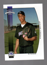 2005 Donruss Team Heroes #369 UBALDO JIMINEZ Baseball Card - COLORADO ROCKIES