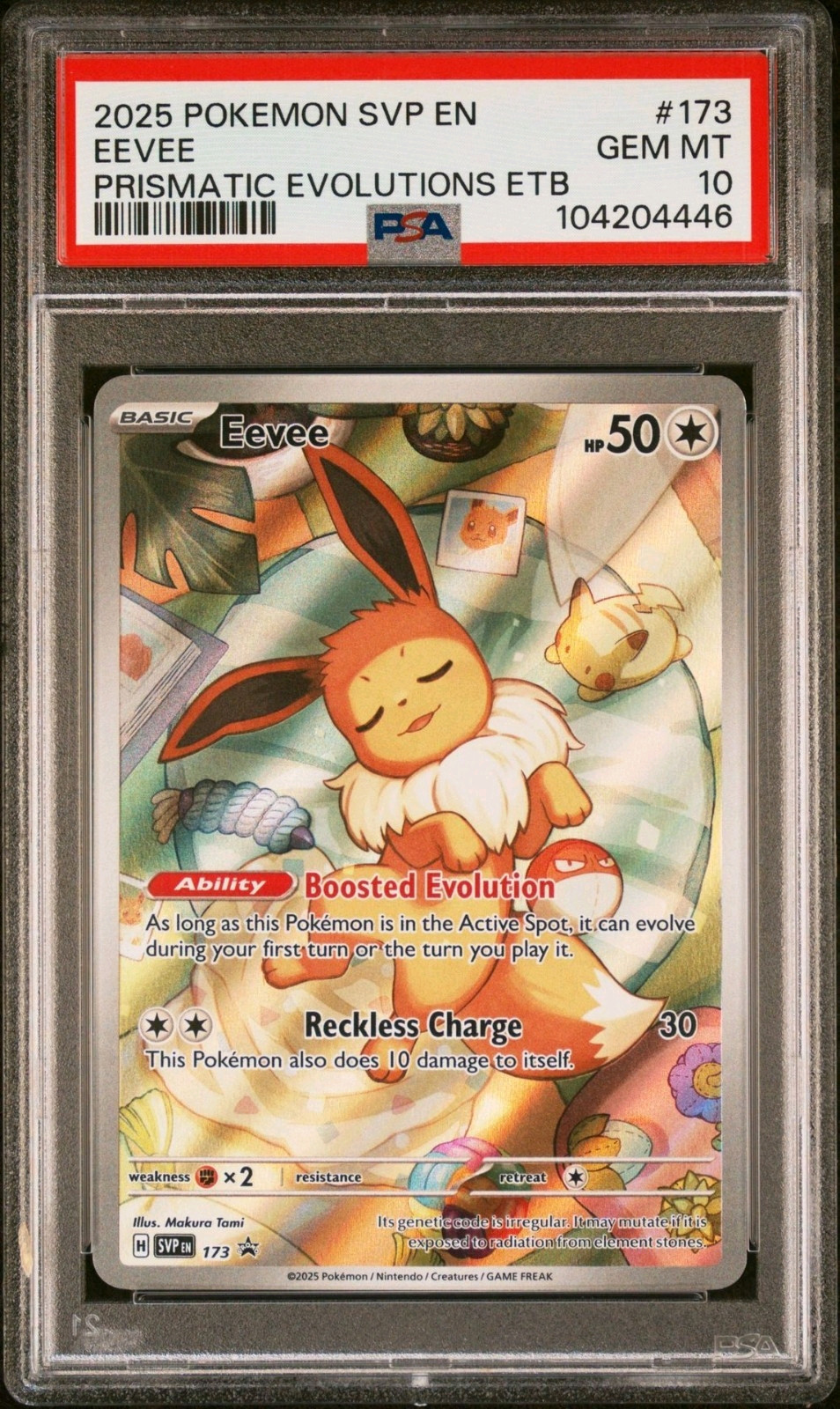 2025 Pokémon Prismatic Evolutions ETB Promo SVP EN #173 2025 Pokémon Prismatic Evolutions ETB Promo SVP EN #173
