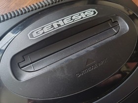 SEGA Genesis Model 2 Console Black With 2 Controllers And Frogger