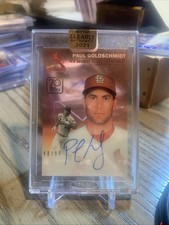 Paul Goldschmidt Topps Clearly Authentic Rose Gold On Card Auto /99 #54RA-PG
