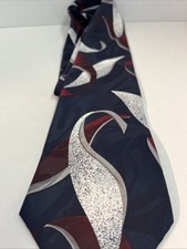 Mens Requirements Navy Background Tie