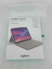 Logitech - Combo Touch Keyboard and Trackpad Case for Apple iPad