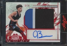 2025 Leaf Trinity Red Cayden Boozer 2/10 Auto Autograph Patch Jersey