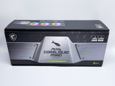 MSI MAG CORELIQUID M360 360mm AIO Split-Flow ARGB 12V 3-Pin Gebraucht Garantie