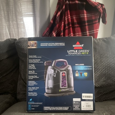 #ad #ad BISSELL Little Green Advanced Pet Portable Carpet Cleaner w Hose amp; Tools $55.00