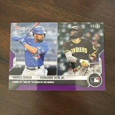 Marcus Semien, Fernando Tatis Jr. - 2021 MLB Topps Now #297 Purple 19/25