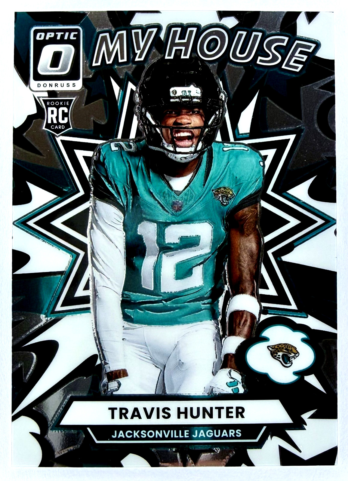 2025 Donruss Optic TRAVIS HUNTER #3 RC Rookie My House Insert - Jaguars