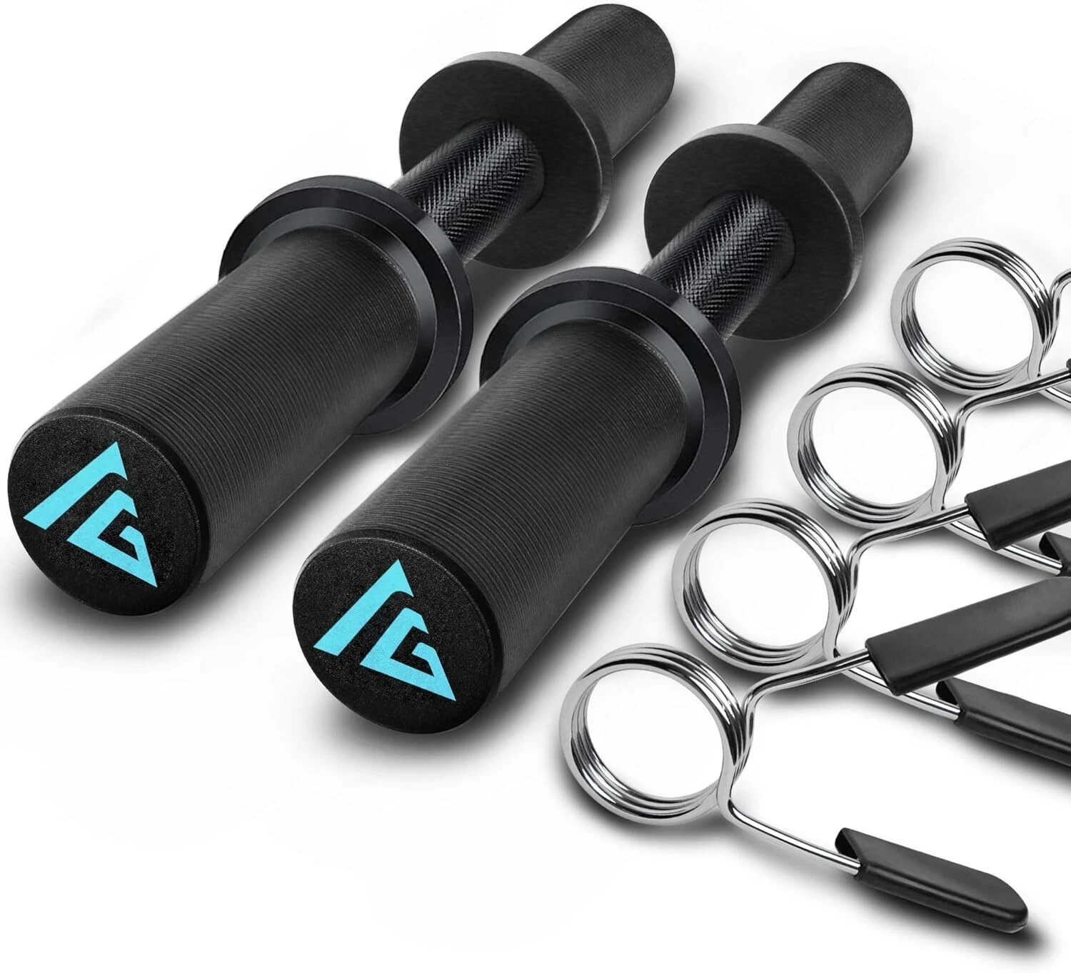 16" Olympic Dumbbell Handle Dumbbell Bar for 2-inch Olympic Weight Plates