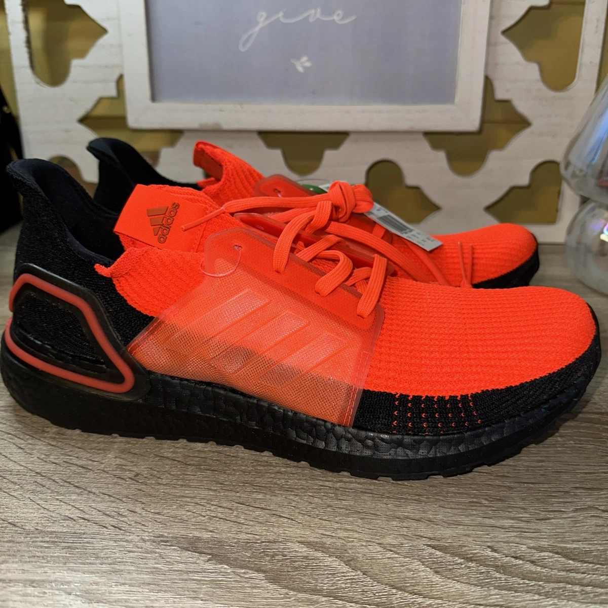 adidas gazelle silver green womens Adidas Ultraboost 19 Men's Shoes Raw White/Active Orange  Sports Plaza NY