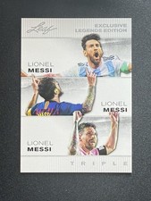 Messi Trio 2024 Leaf Exclusive Legends Edition Trio RC 10 count lot 