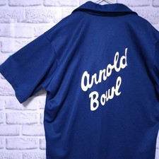 King Louie Bowling Polo L Navy Vintage