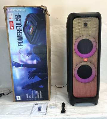 Used -JBL PartyBox 1000 Portable Bluetooth Speaker-minor damage