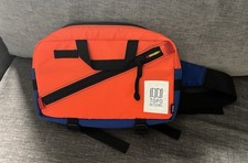 Topo Designs Quick Pack Orange / Royal Blue 7L Bag made in USA