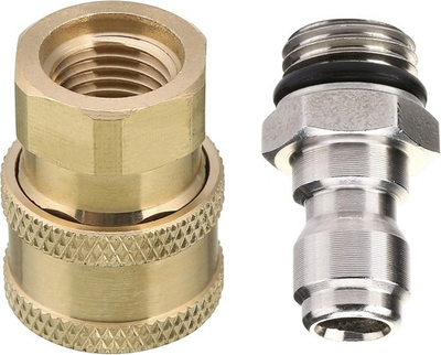 #ad Pressure Washer Adapter Set 1 4 Inch Quick Disconnect Kit 5000 PSI $14.76