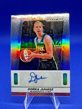 DORKA JUHASZ 2025 PANINI PRIZM WNBA SILVER THROWBACK SIGNATURES AUTOGRAPH LYNX