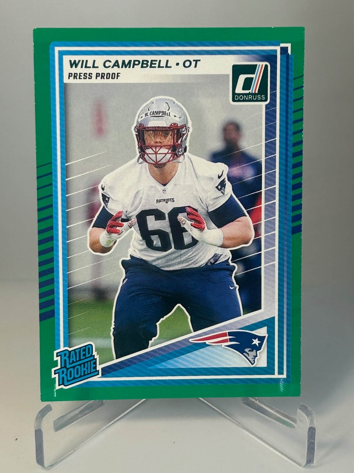 2025 Donruss Green Press proof Will Campbell Rookie RC #345