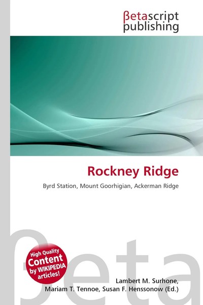Lambert M. Surhone (U. A.) | Rockney Ridge | Taschenbuch | Englisch (2026)-image