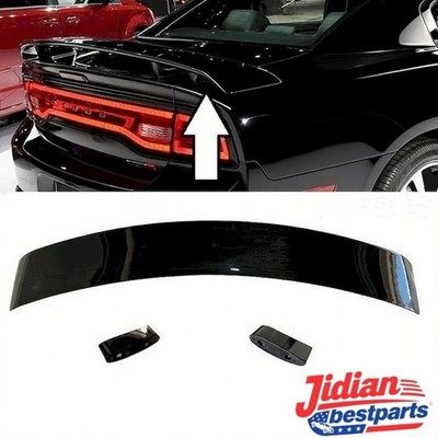 Rear Spoiler For 2011-2014 Dodge Charger Gloss Black Super Bee Style US Shipping