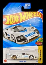 2025 Hot Wheels ICONIC Mazda 787B LeMans Race Car,White #226 Rotary Engine