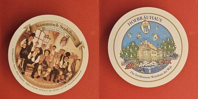 Hofbräuhaus Munich Stammtisch Edition No. 30 Brewery Beer Mat Beer