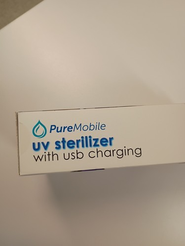 NEW Vivitar PureMobile UV Sterilizer USB Charging Sanitize VPUR1014-WHT - 第 4/5 張圖片