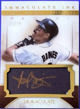2014 Panini Immaculate - Immaculate Ink Gold #d /79 Harold Baines Auto HOF