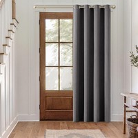 VerdunklungsvorhäNge Thermo Blickdicht ÖSen 140X225Cm Grau 1Er Set