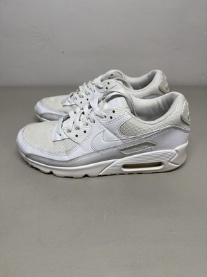 Men s Size 8.5 Nike Air Max 90 Recraft Triple White Released 2019 CN8490-100