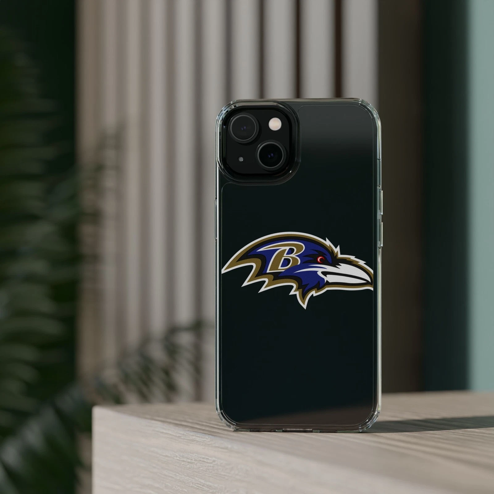 Baltimore Ravens Clear Phone Case for iPhone