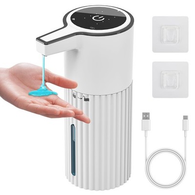 Automatic Foam/Luquid Soap Dispenser, 13.53oz/400ml Touchless Dispenser w/ 4 ...