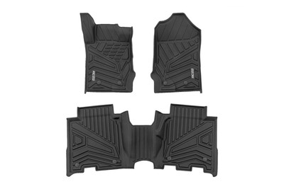 Rough Country Flex-Fit Floor Mats for 2021-2026 Ford Bronco | 4-Door - FF-51602