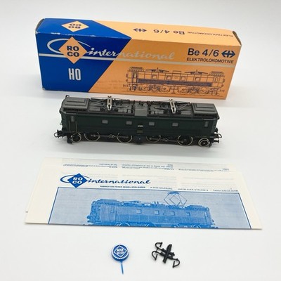 Roco HO 04191A Be 4/6 Elektrolok grün verpackt sehr guter Zustand seltenes Zugmodell