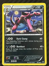 Krookodile 66/108 Holo Rare Dark Explorers LP