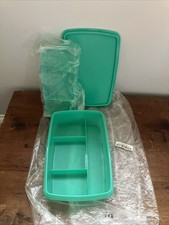 Tupperware Tuppercraft Stow-N-Go Craft Container and Insert Green