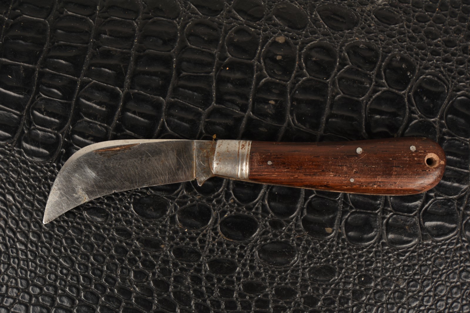 RARE VINTAGE REMINGTON COCOBOLO WOOD PRUNING KNIFE R698