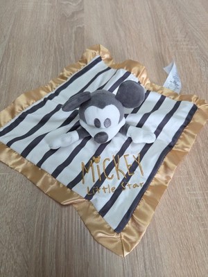 Disney Baby MICKEY MOUSE MAUS Schmusetuch Schnuffeltuch little Star weiß neuw.