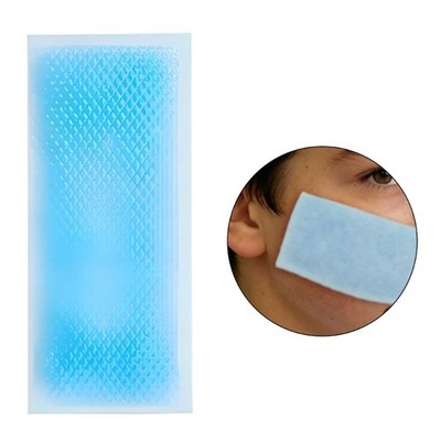 10Pcs Baby Ice Gel Lower Temperature Hydrogel Fever Down Headache Pad Baby