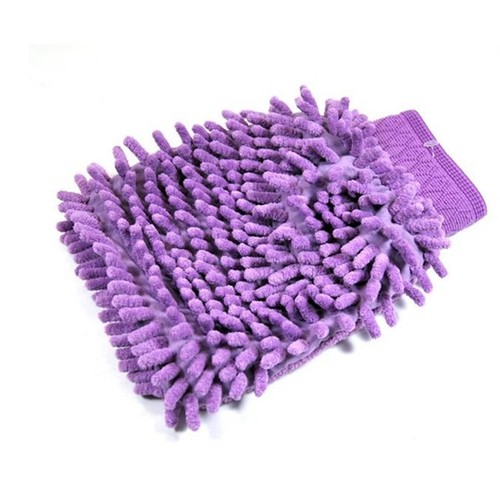 Neu Handschuh Chenille Reinigung Waschstaub Mikrofaser Super Auto Mitt Tuch Schw - Bild 12 von 12